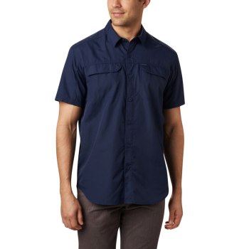 Columbia Muške Košulje - Silver Ridge 2.0 Short Sleeve Tamnoplave | KLIC-49625